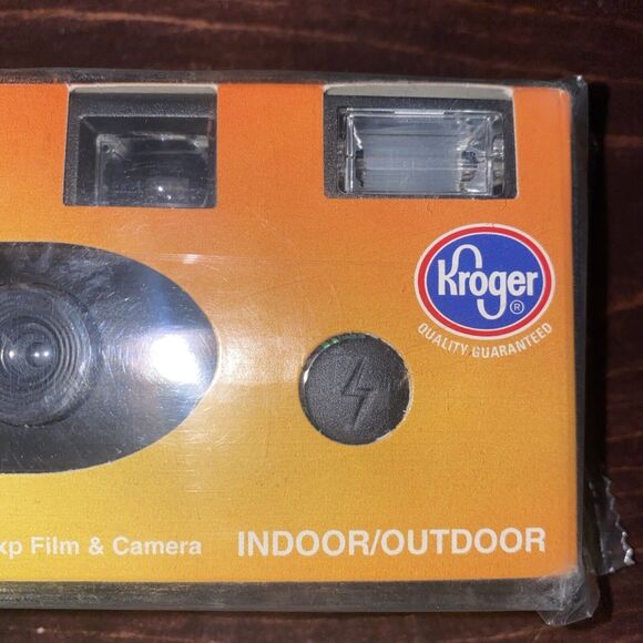 Kroger 800 27 exposers 35mm Indoor/Outdoor Camera Disposable Sealed NOS - Picture 3 of 6
